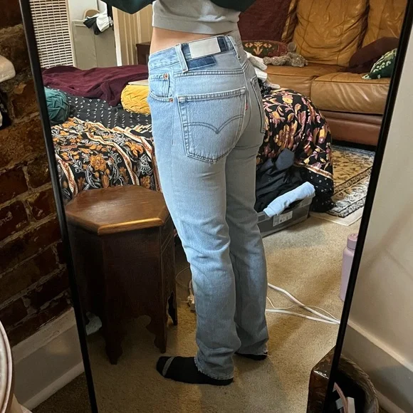 Re/Done vintage light wash jeans - Picture 10 of 11
